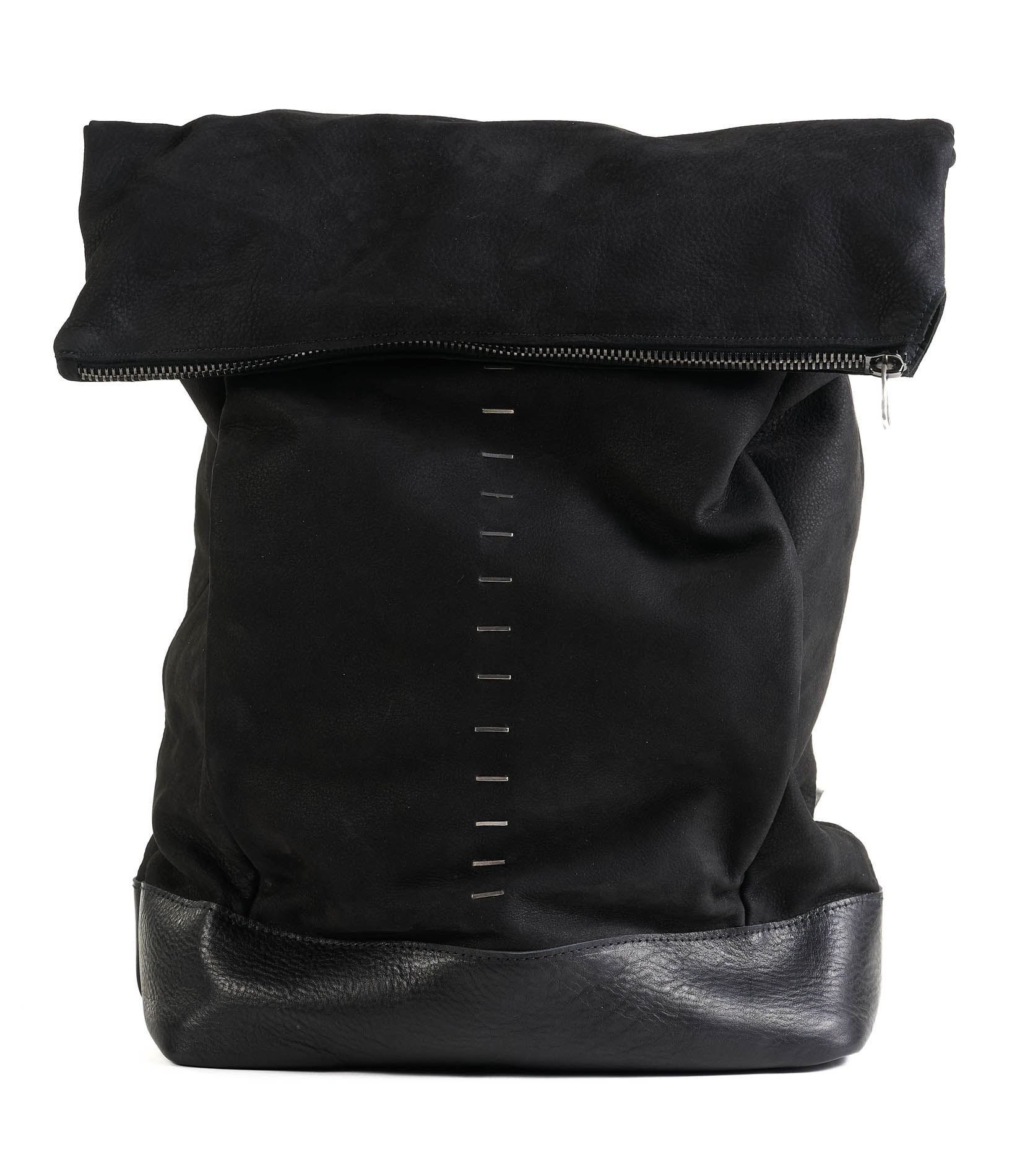 daniele basta leather and silver bags - FRONT